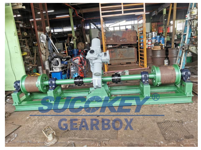 Full-Teeth Worm Valve Gearbox For River Gate